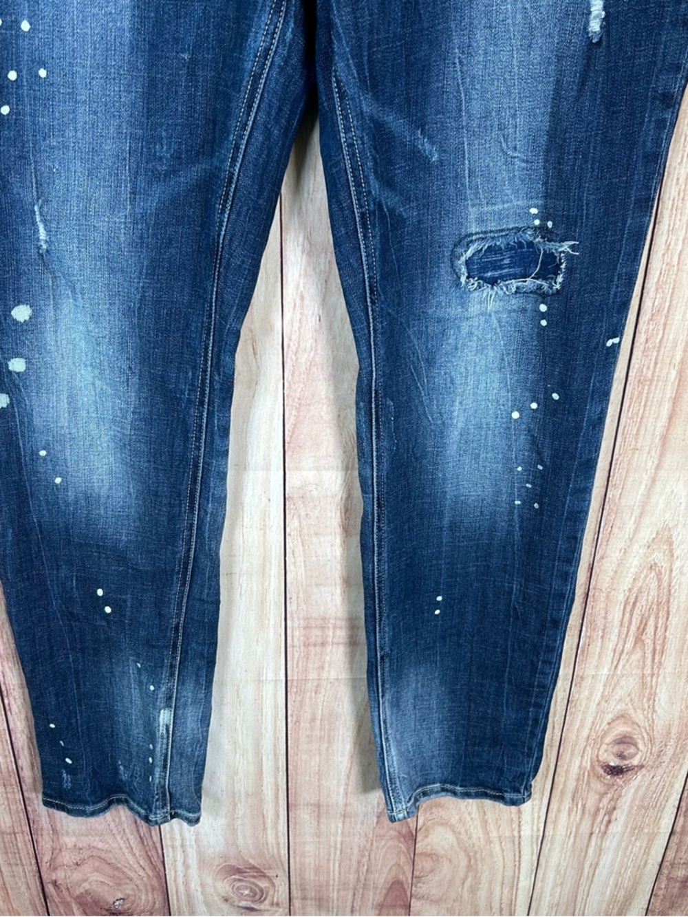 Maurices Womens Jeans Distressed Ripped Sz 18 XL mid Rise Stretch #235 - Picture 7 of 17